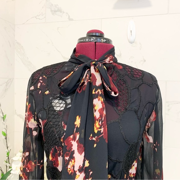 NWT Reiss Rakel Floral Mini Dress 2NWT - Picture 9 of 16